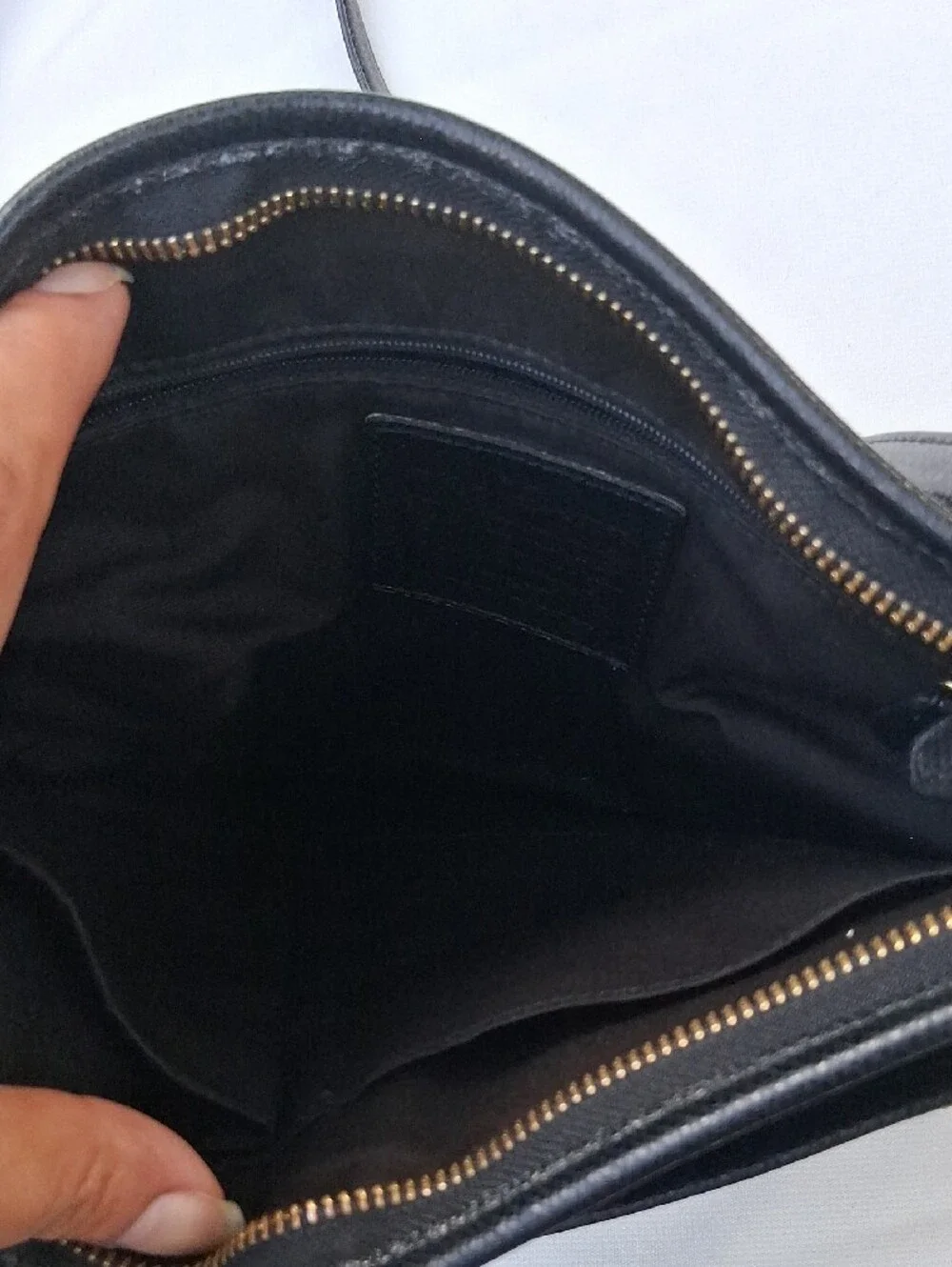 Coach Brown Signature Monogram Crossbody Bag